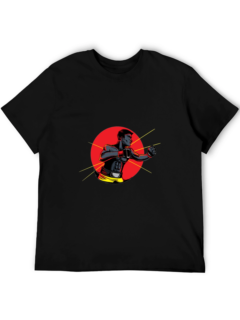 Black Boxer Graphic Tee