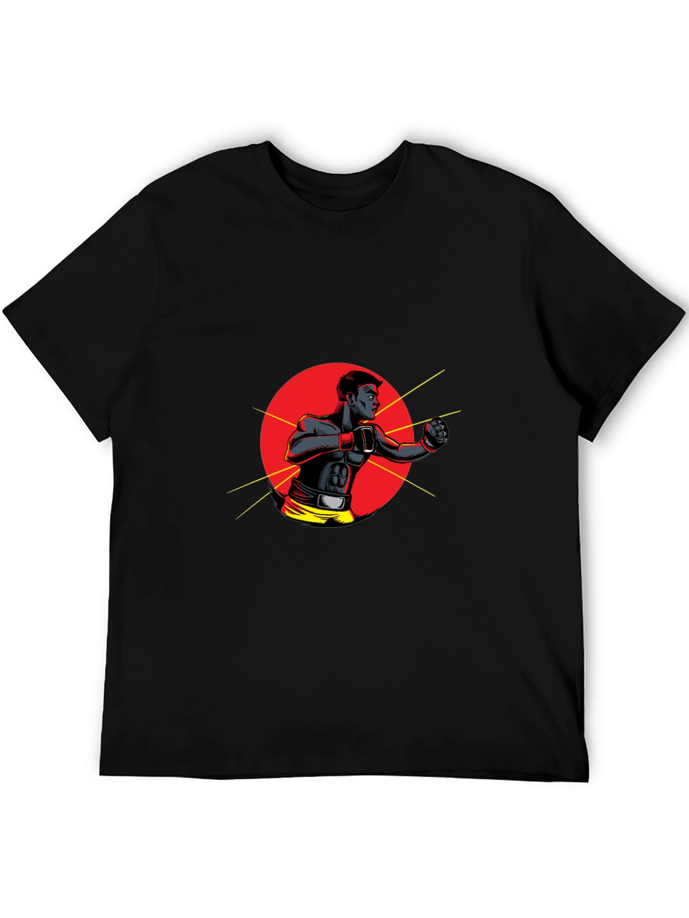 Black Boxer Graphic Tee