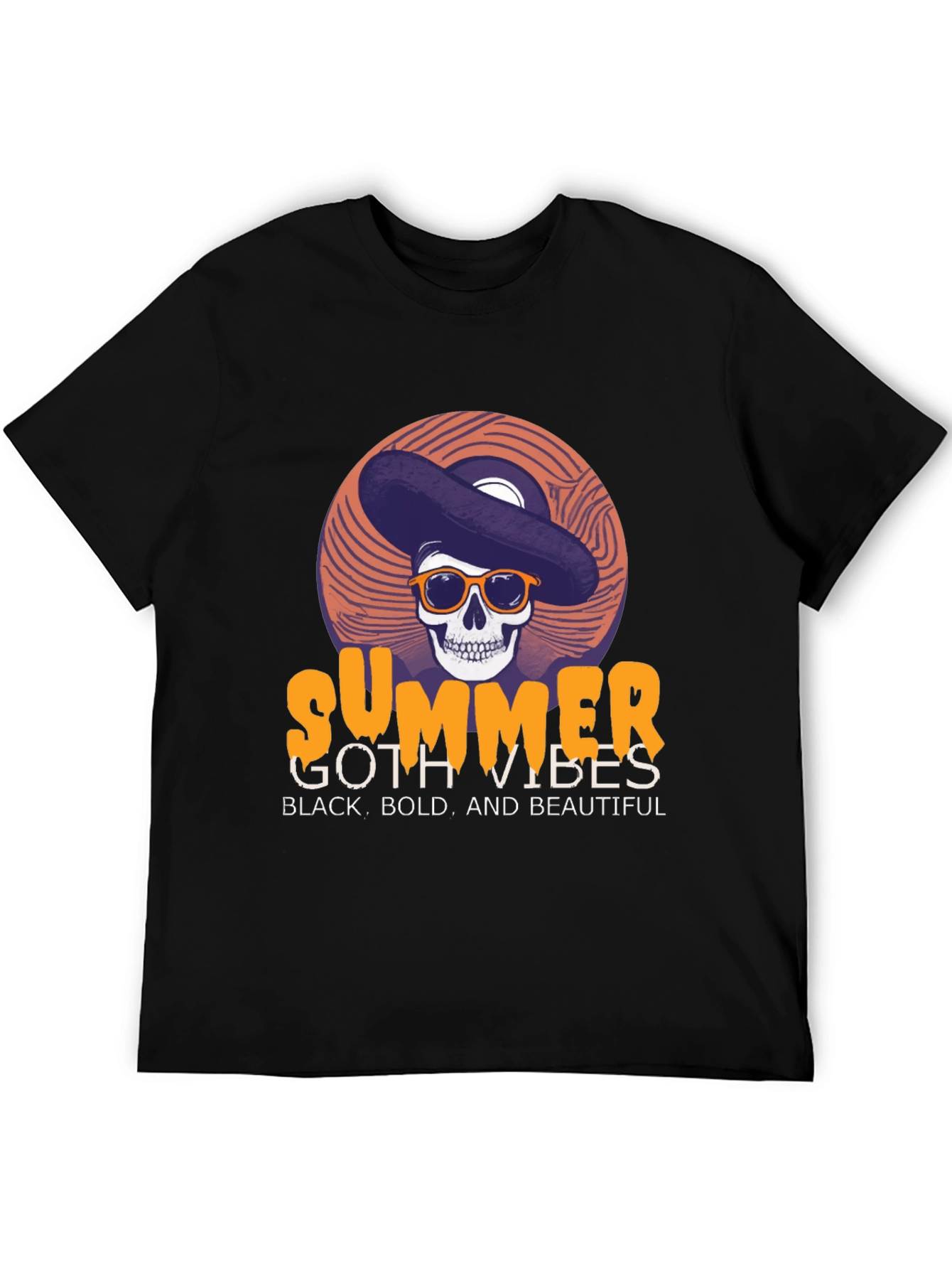 Summer Goth Vibes Graphic T-Shirt