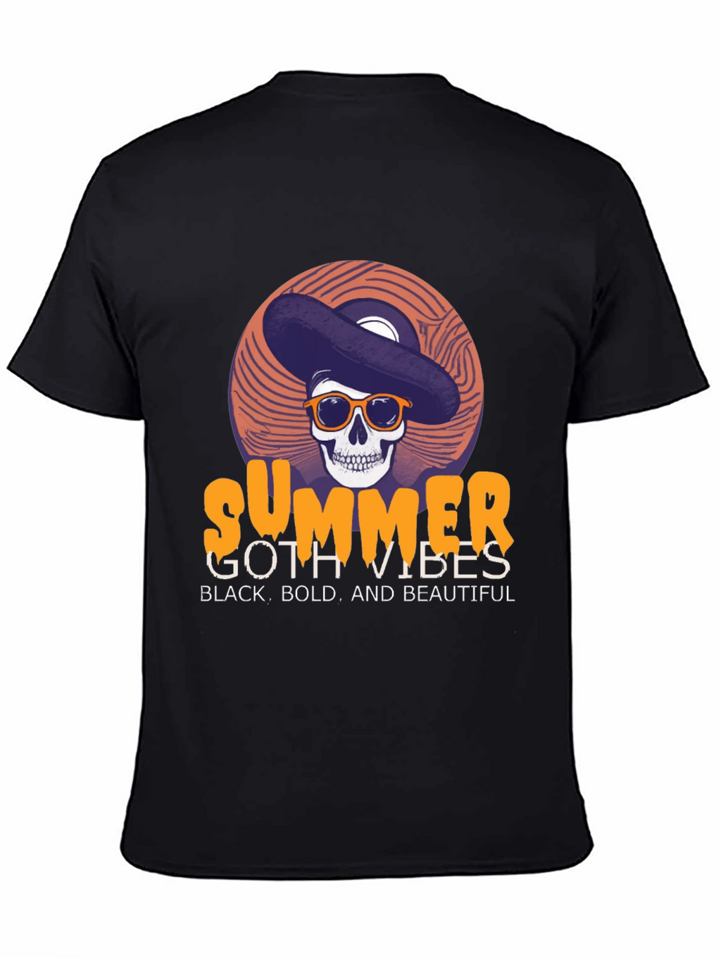 Summer Goth Vibes Graphic T-Shirt
