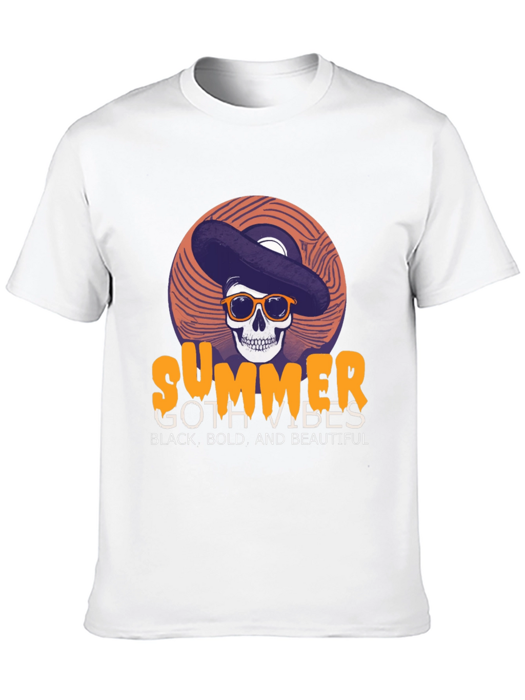 Summer Goth Vibes Graphic T-Shirt