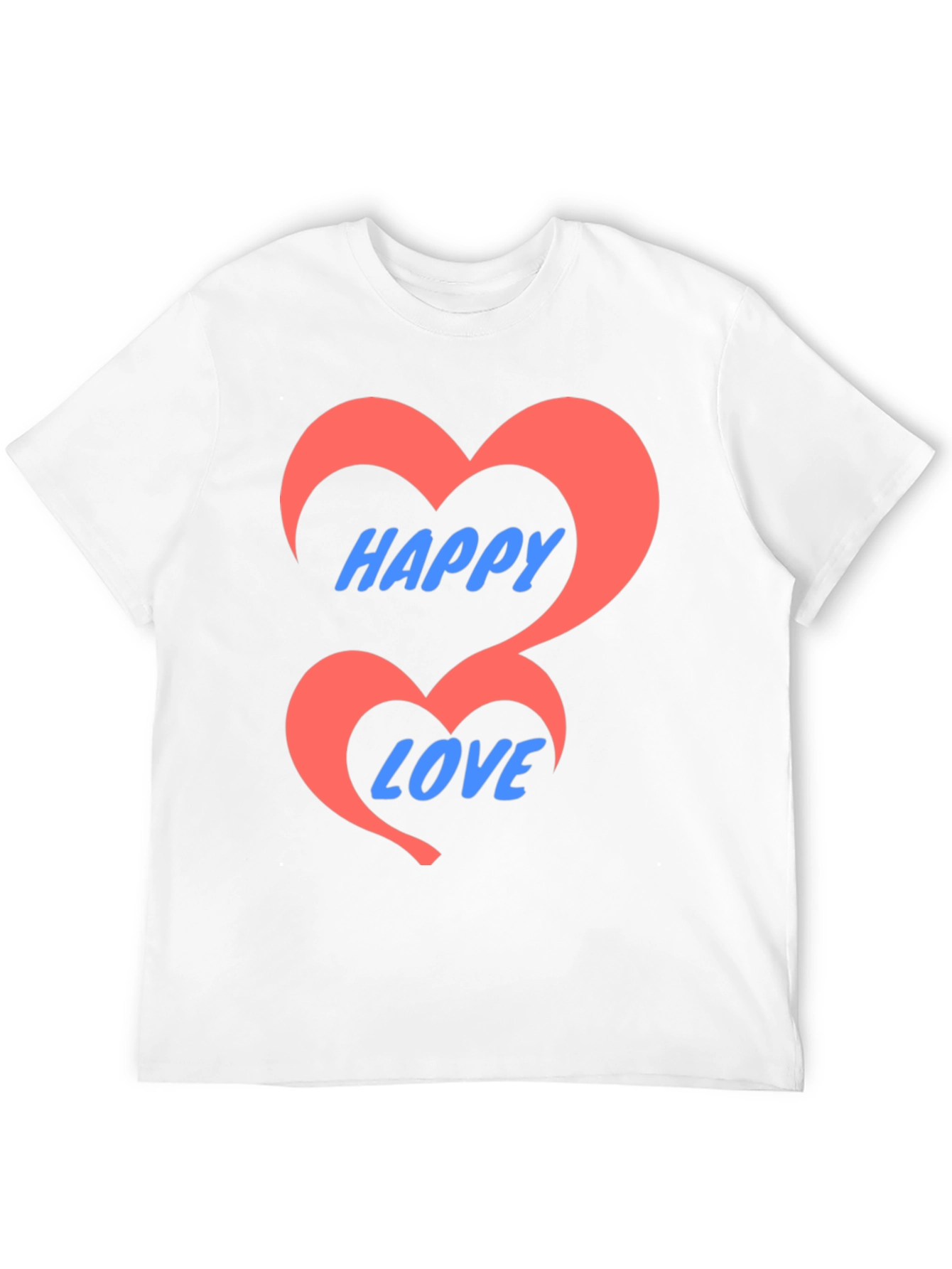 Happy Love Black Graphic Tee