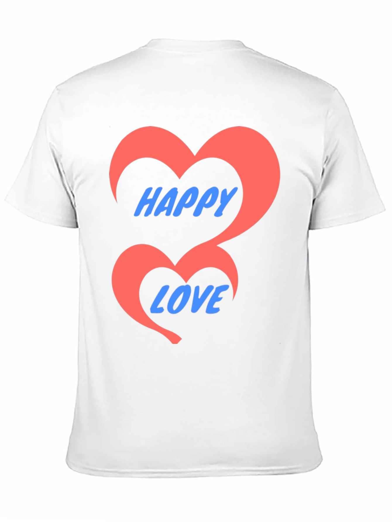 Happy Love Black Graphic Tee