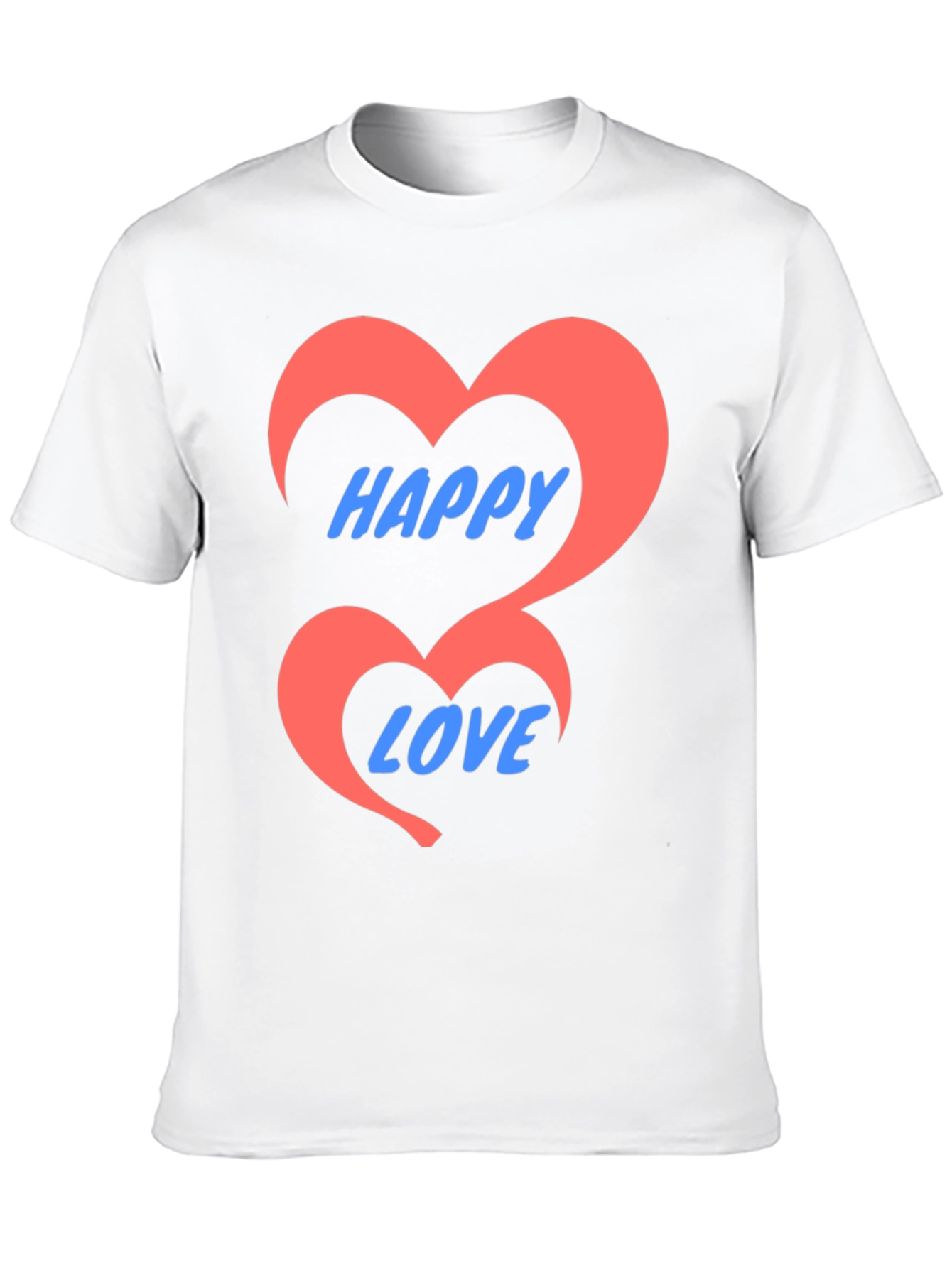 Happy Love Black Graphic Tee
