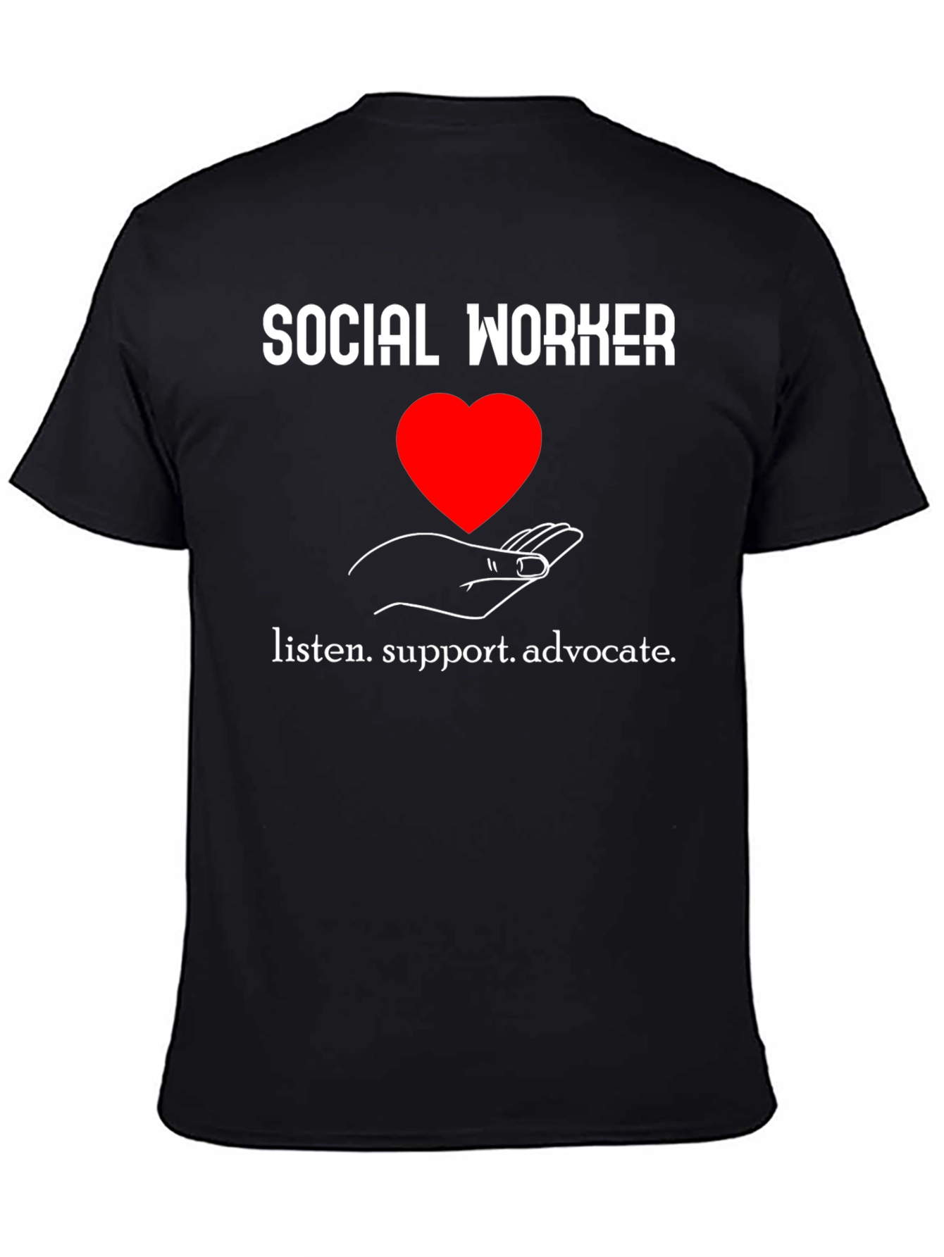 Social Worker Heart Graphic T-Shirt