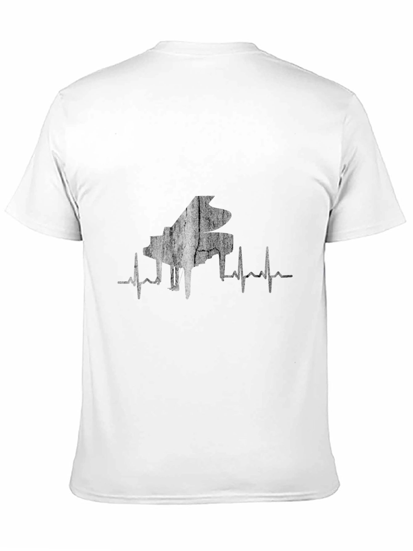 Piano Heartbeat Graphic Tee