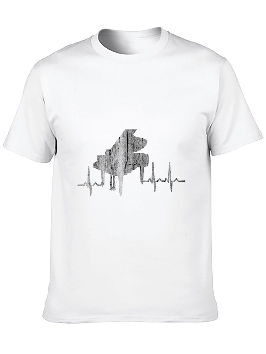Piano Heartbeat Graphic Tee