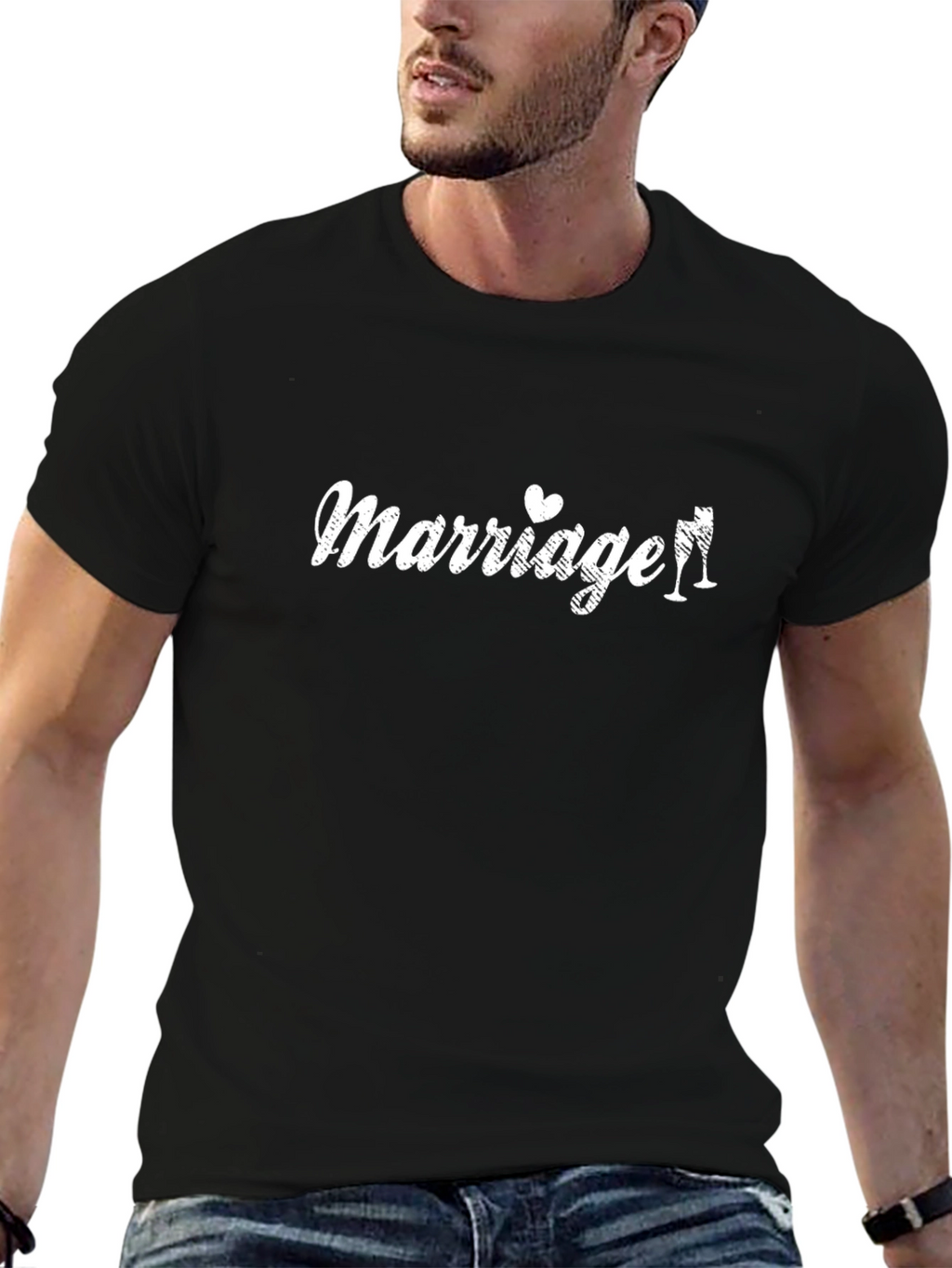 Marriage Celebration Graphic T-Shirt