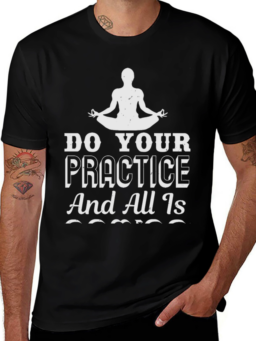 Yoga Practice T-Shirt - All Is Coming