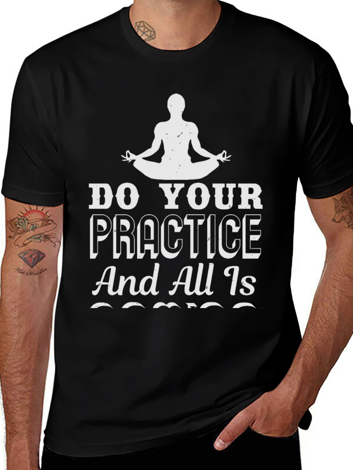Yoga Practice T-Shirt - All Is Coming