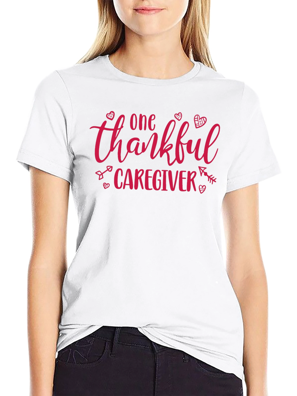 Thankful Caregiver Graphic T-Shirt
