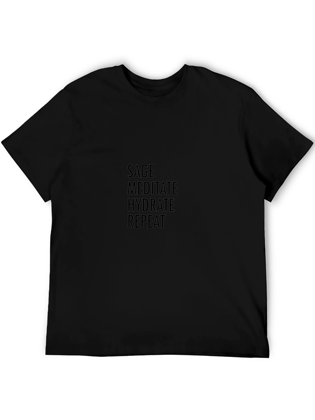 Sage Meditate Hydrate Repeat T-Shirt