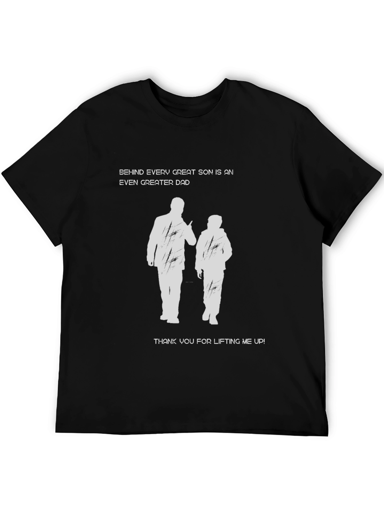 Dad & Son Graphic T-Shirt - Behind Every Great Son
