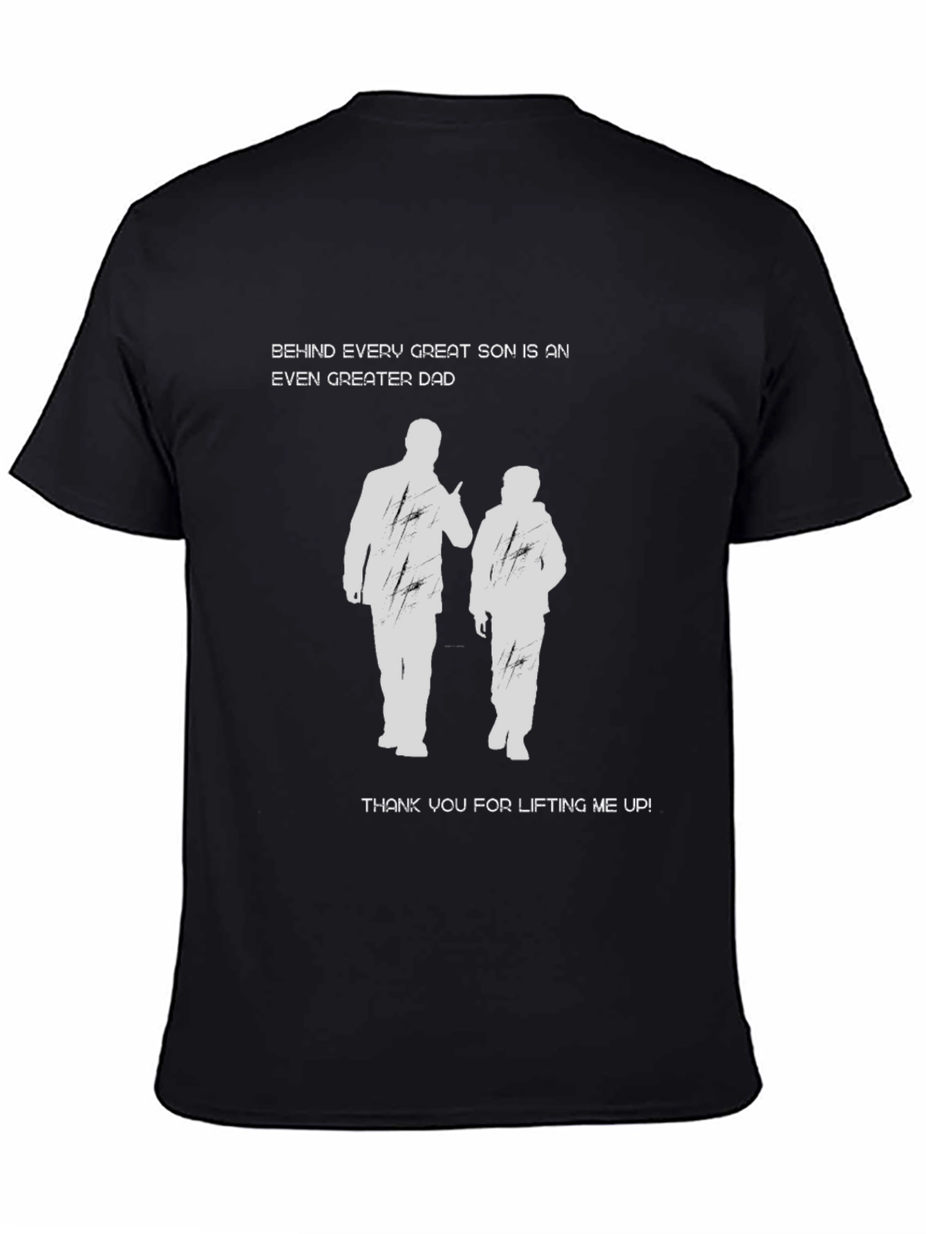 Dad & Son Graphic T-Shirt - Behind Every Great Son