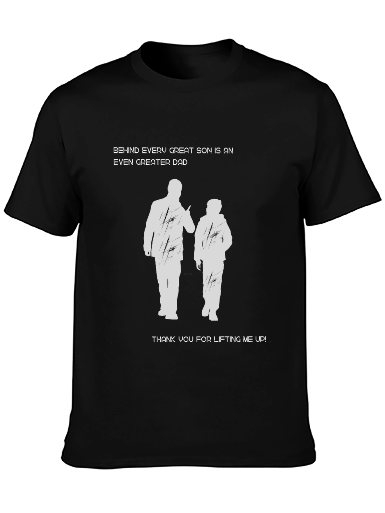 Dad & Son Graphic T-Shirt - Behind Every Great Son