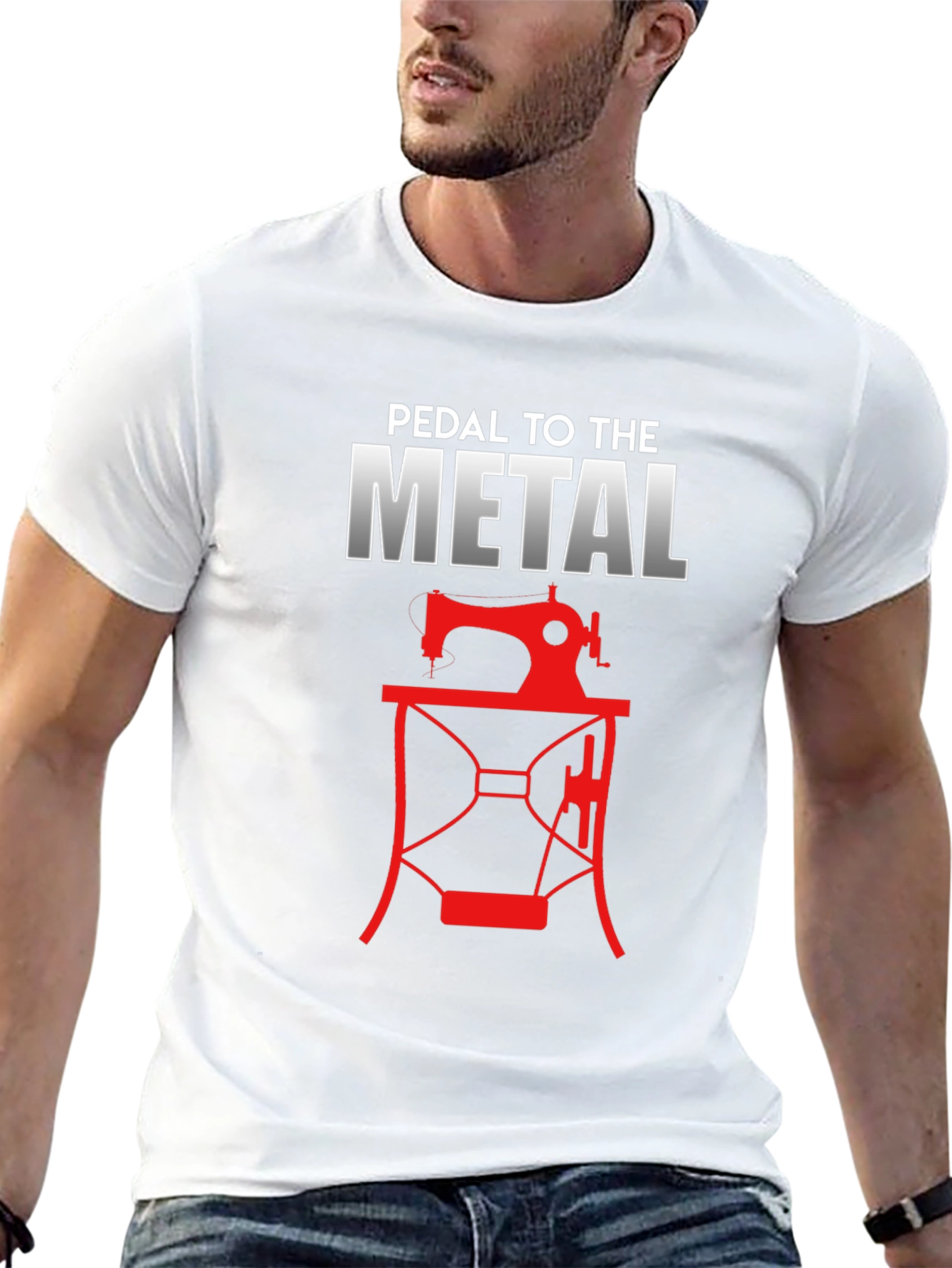 Pedal to the Metal Sewing T-Shirt