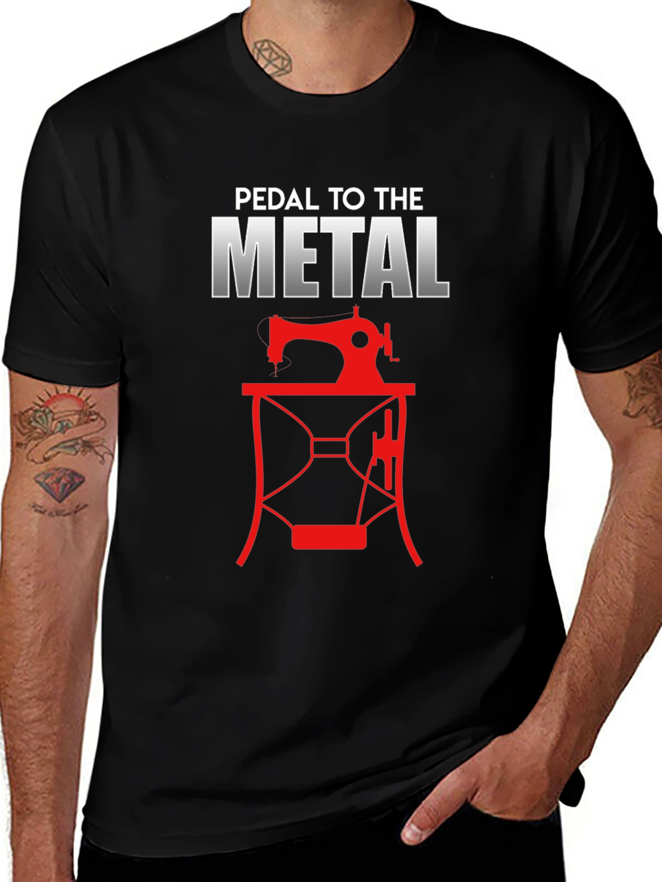 Pedal to the Metal Sewing T-Shirt