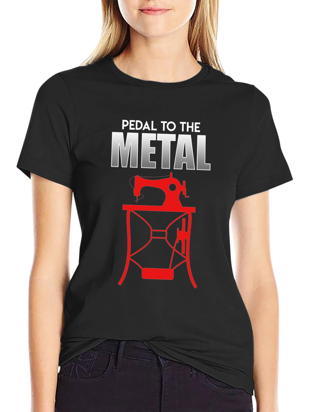 Pedal to the Metal Sewing T-Shirt