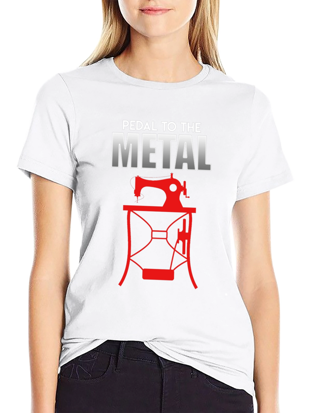 Pedal to the Metal Sewing T-Shirt