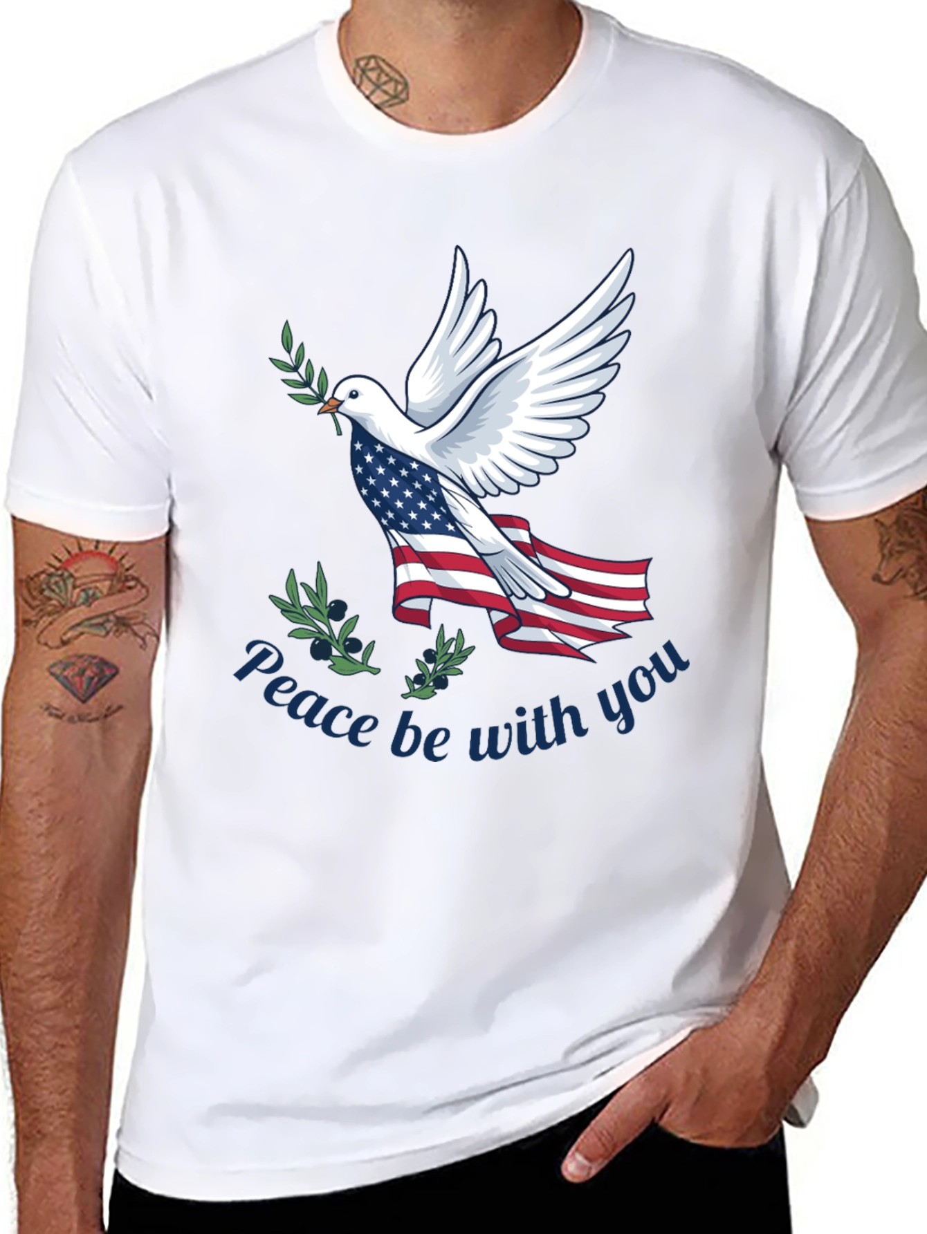 Peace Dove Patriotic T-Shirt