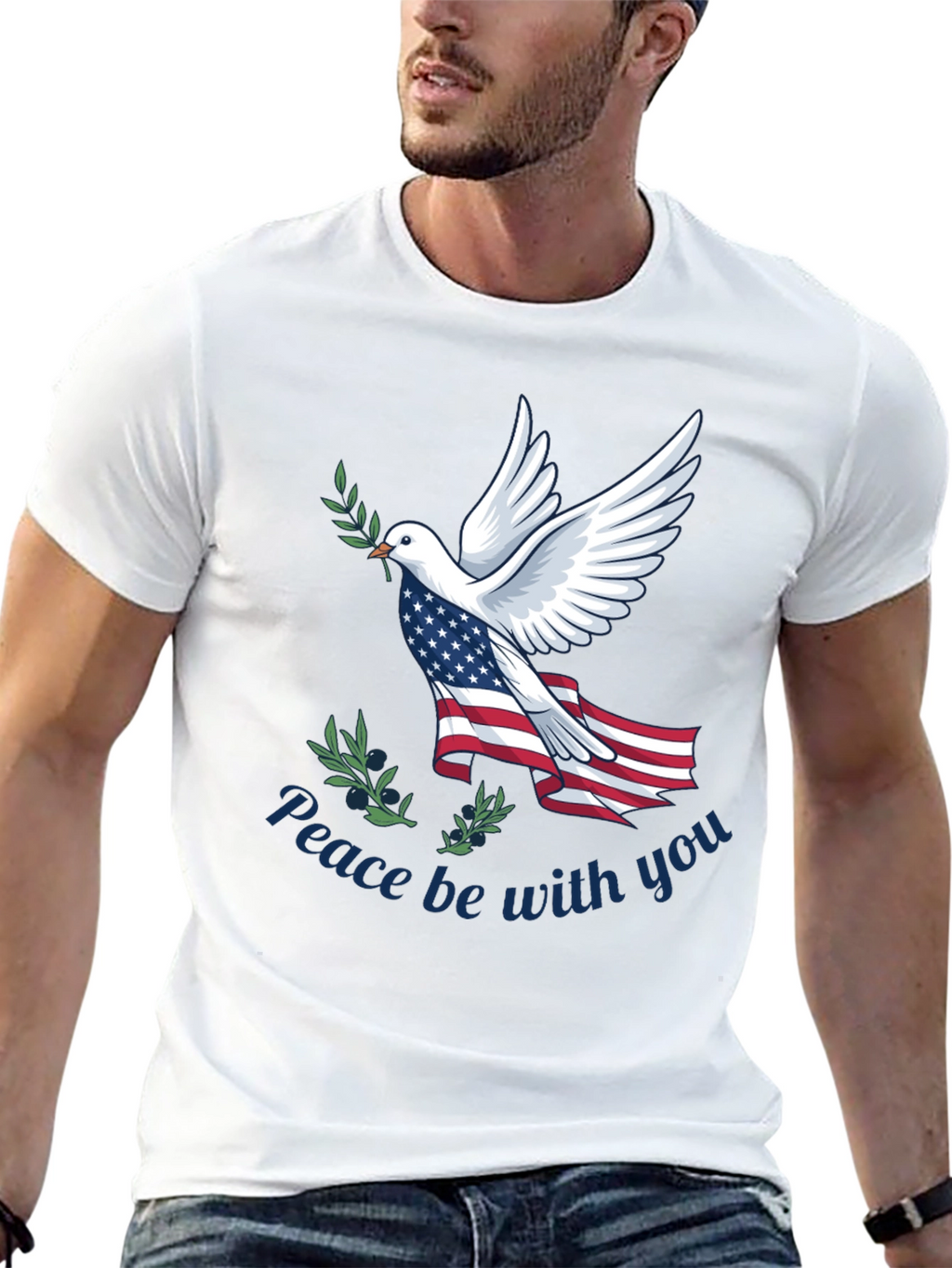 Peace Dove Patriotic T-Shirt