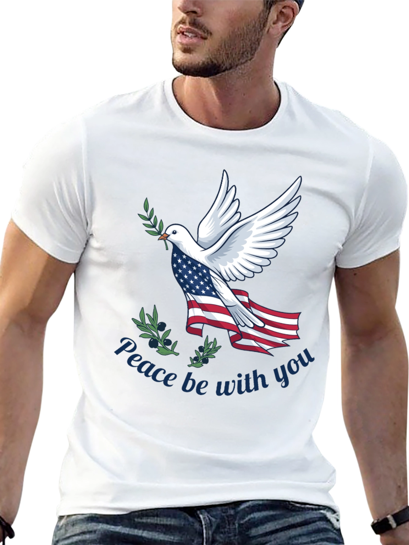 Peace Dove Patriotic T-Shirt