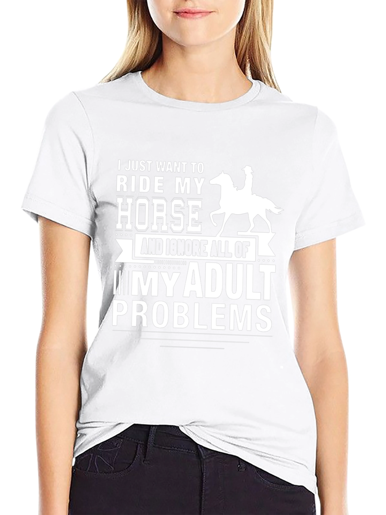 Ride My Horse T-Shirt - Adulting Humor