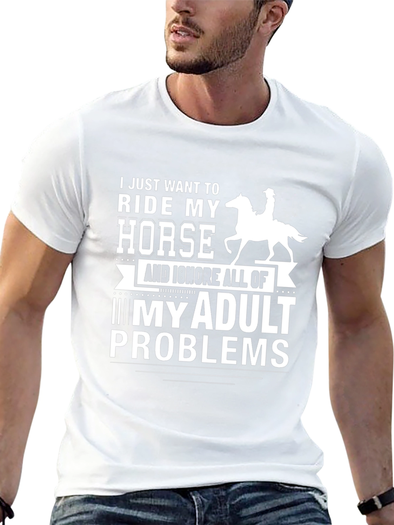 Ride My Horse T-Shirt - Adulting Humor