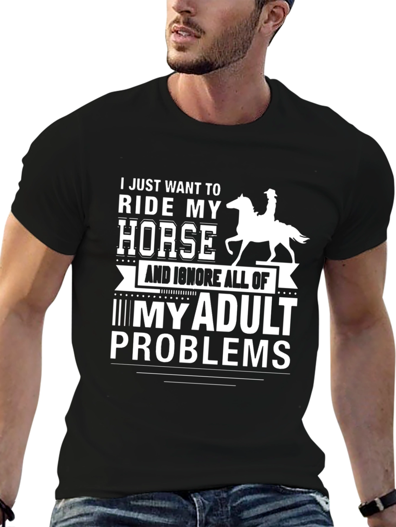 Ride My Horse T-Shirt - Adulting Humor