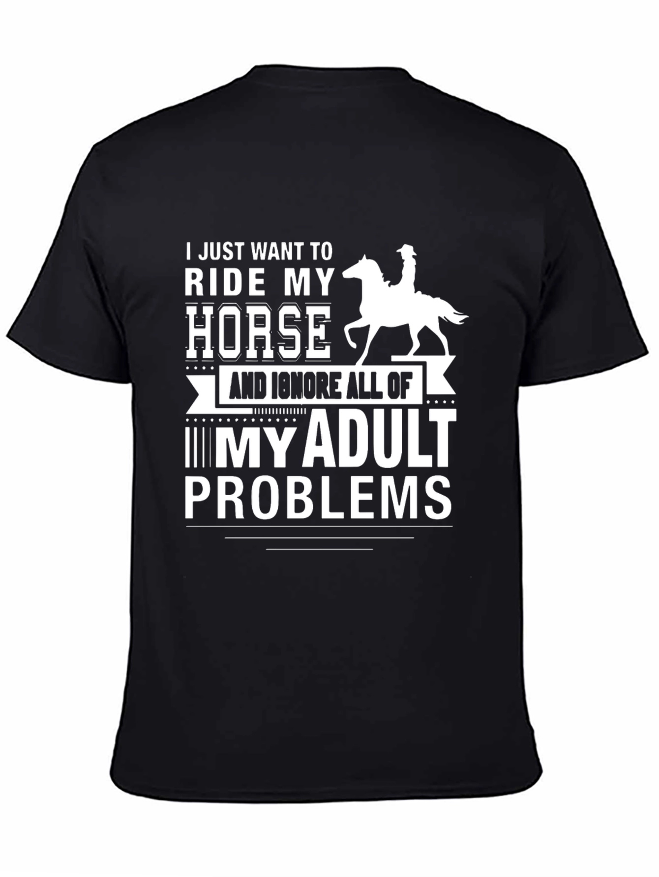 Ride My Horse T-Shirt - Adulting Humor