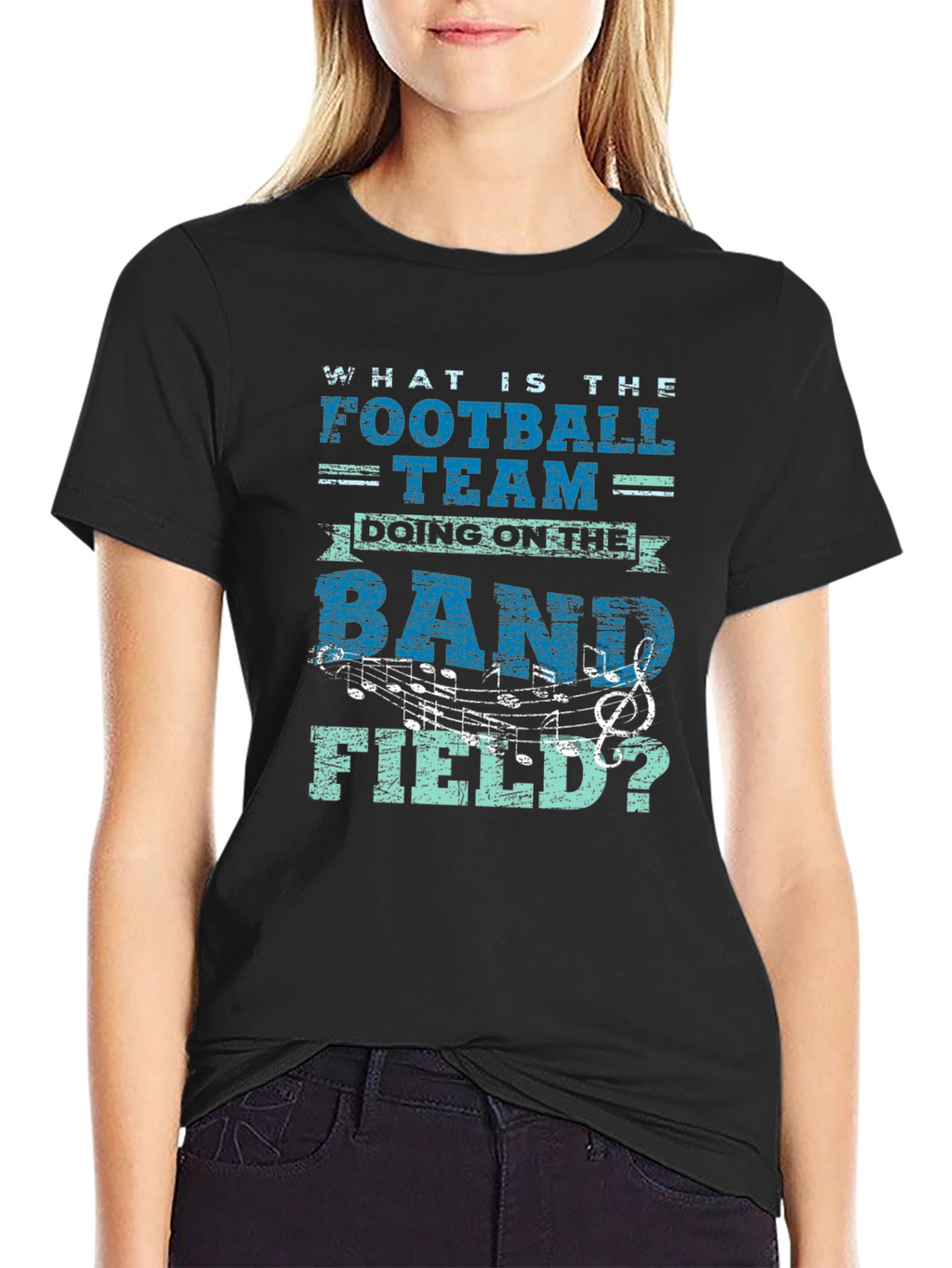 Funny Football Team Band Field T-Shirt
