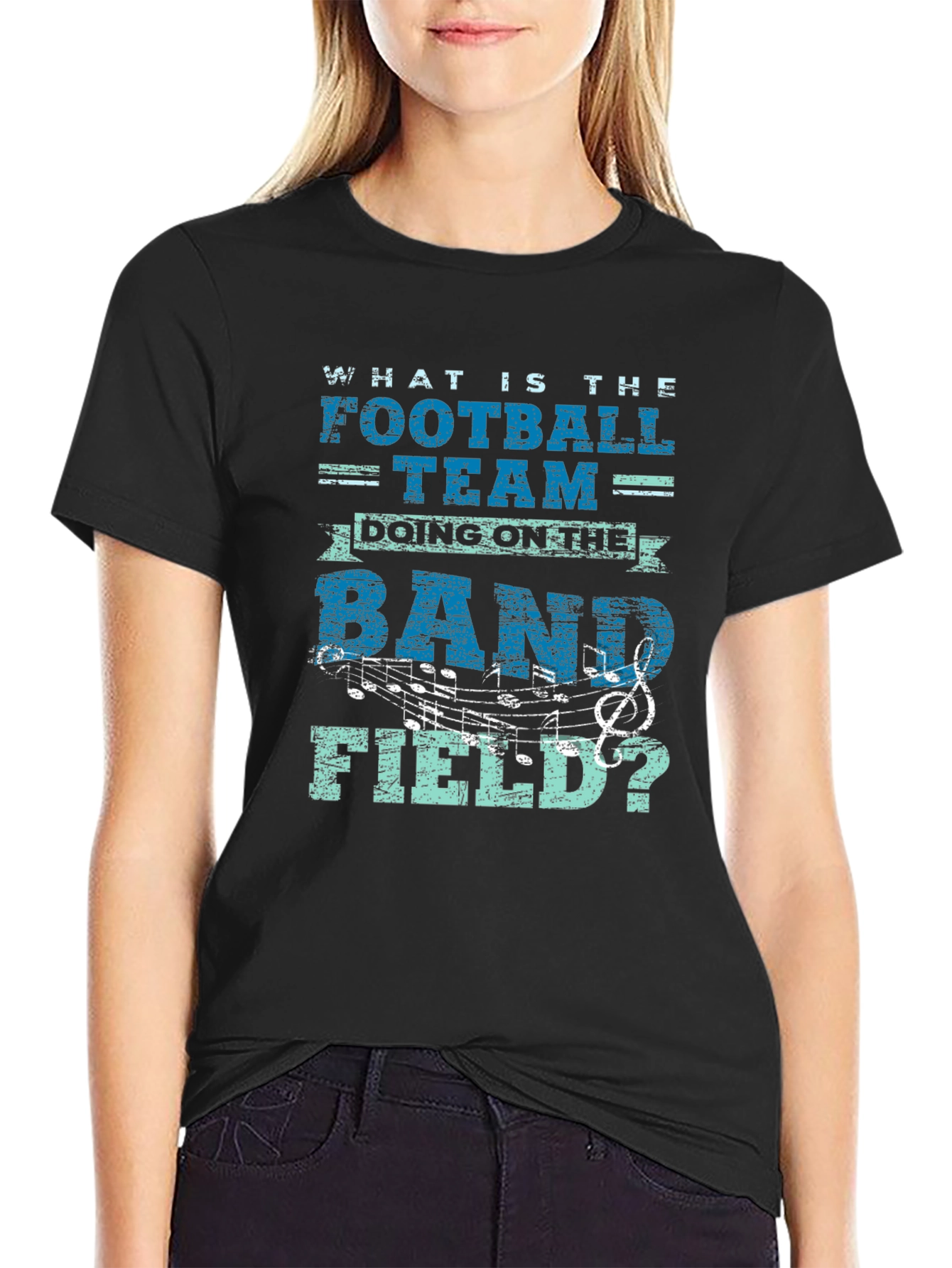 Funny Football Team Band Field T-Shirt