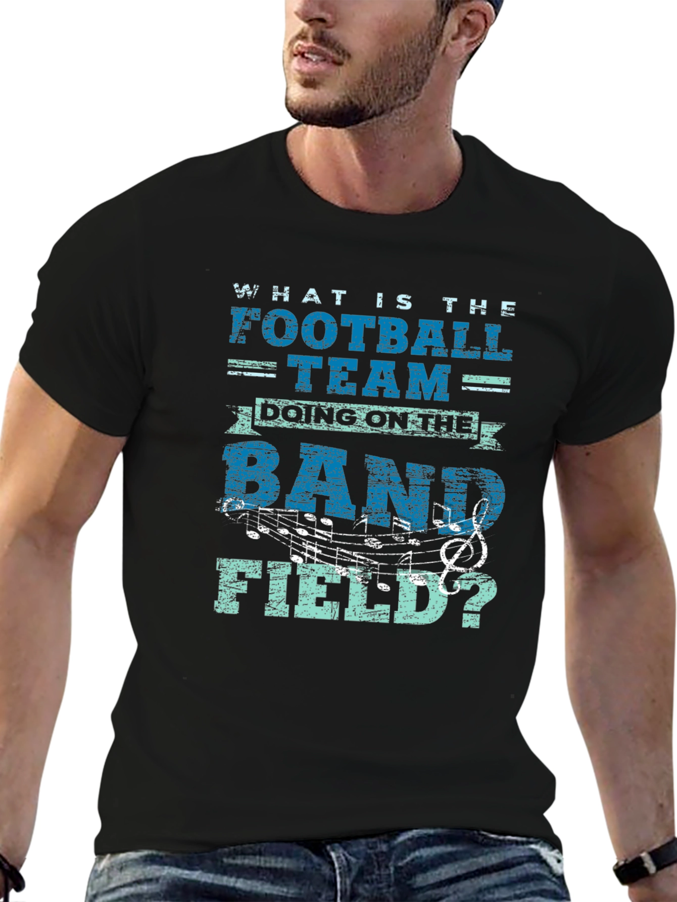Funny Football Team Band Field T-Shirt