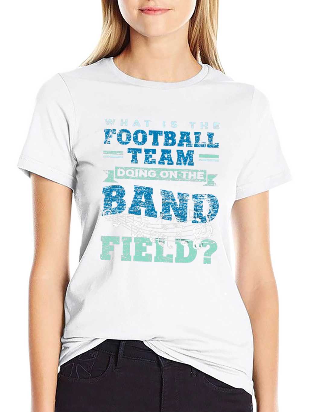 Funny Football Team Band Field T-Shirt