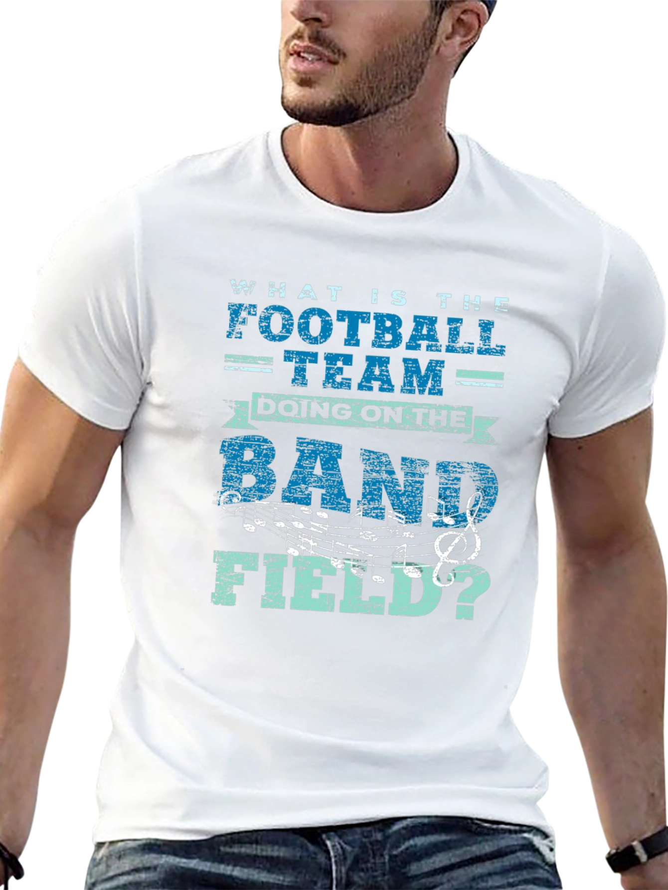Funny Football Team Band Field T-Shirt
