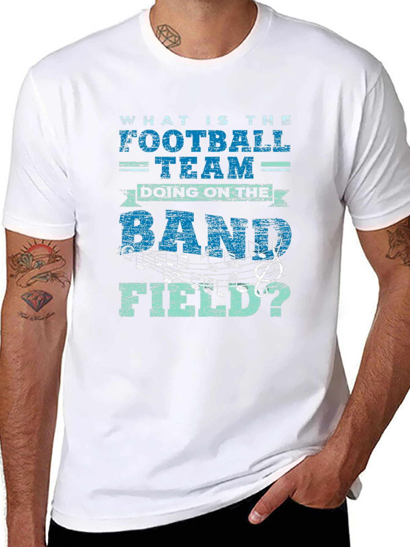 Funny Football Team Band Field T-Shirt