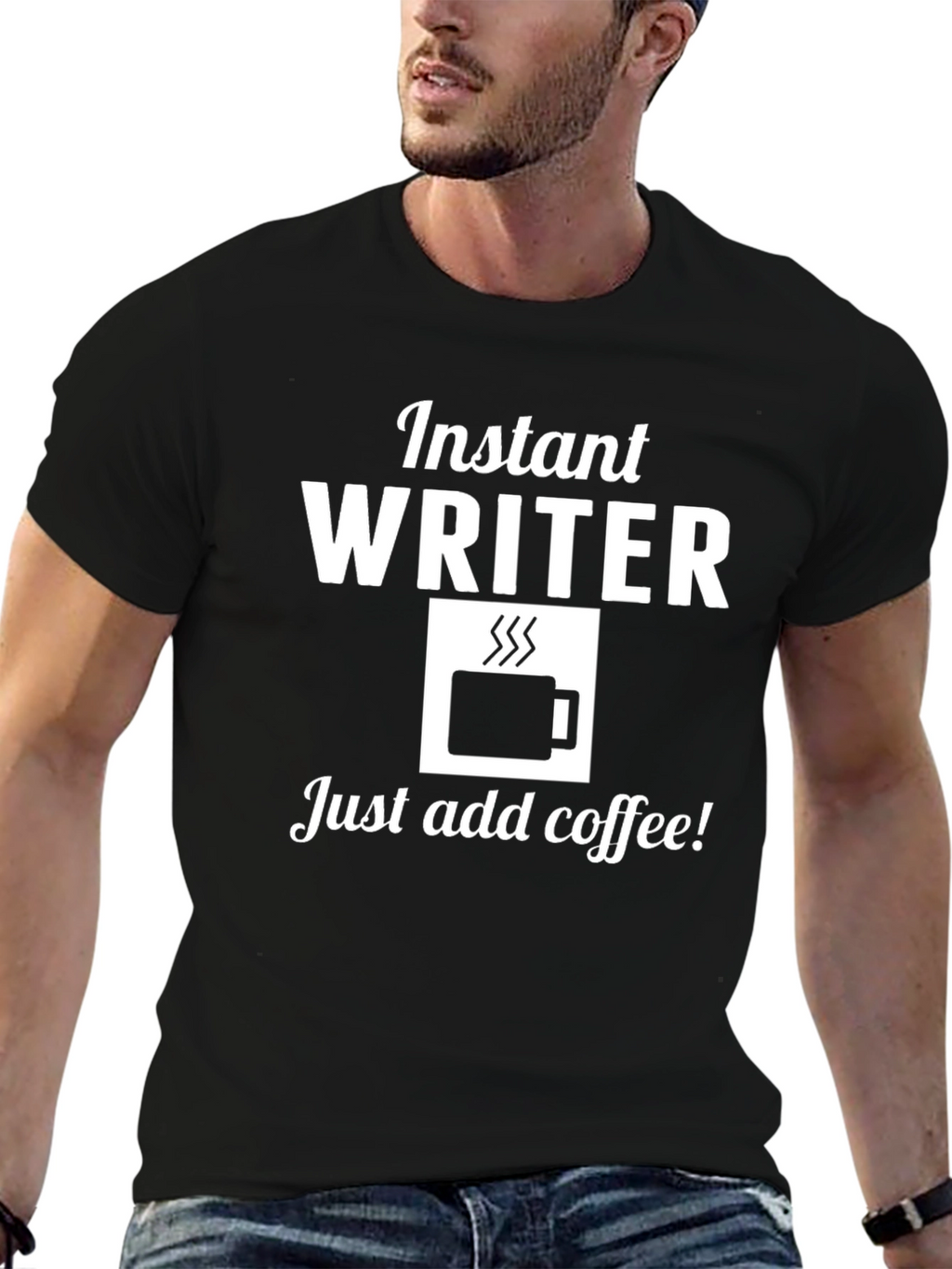 Instant Writer Just Add Coffee T-Shirt