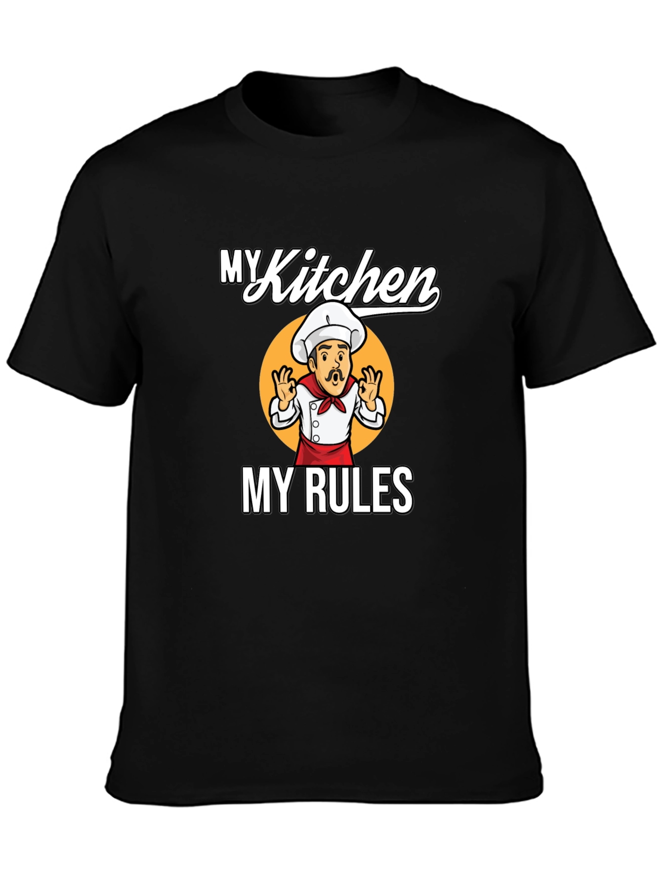 My Kitchen My Rules Chef Graphic T-Shirt