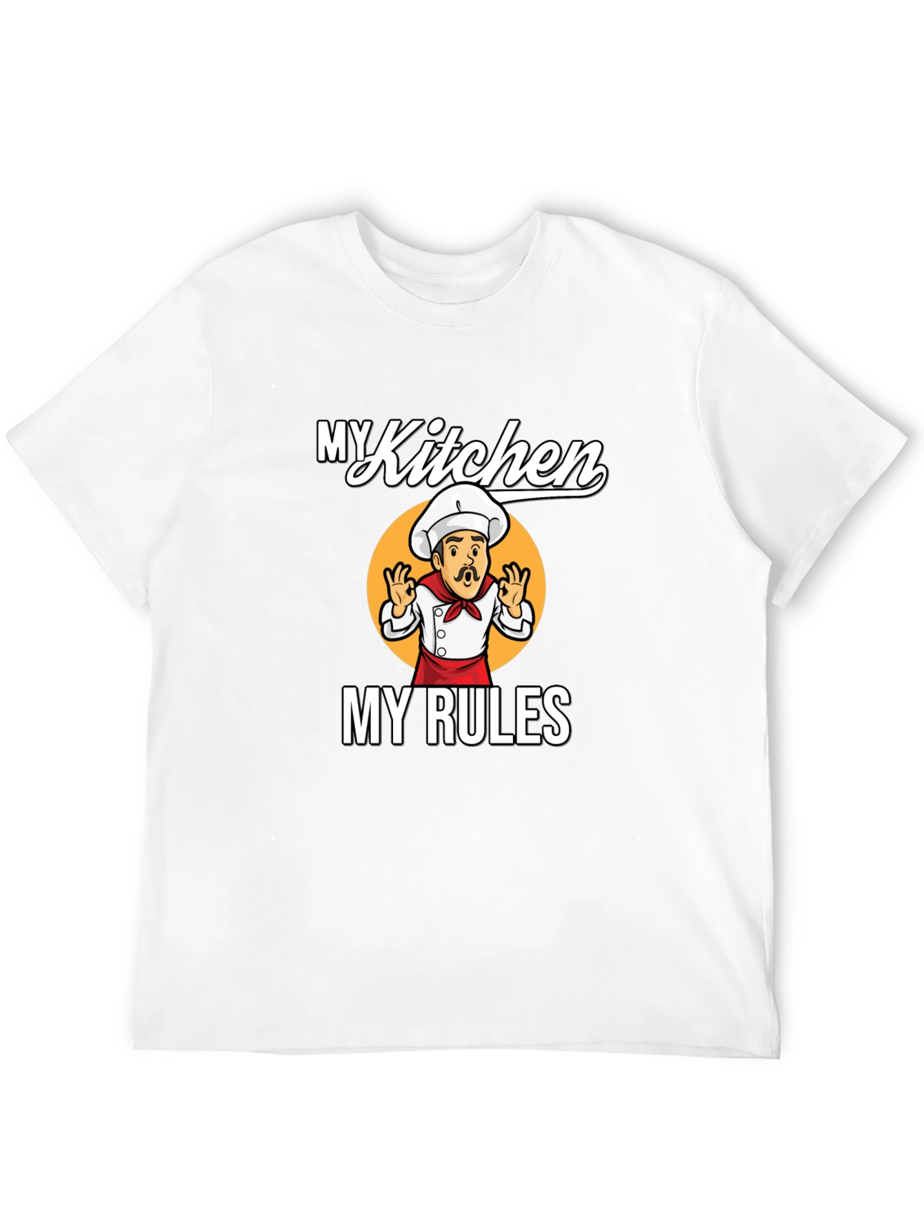 My Kitchen My Rules Chef Graphic T-Shirt