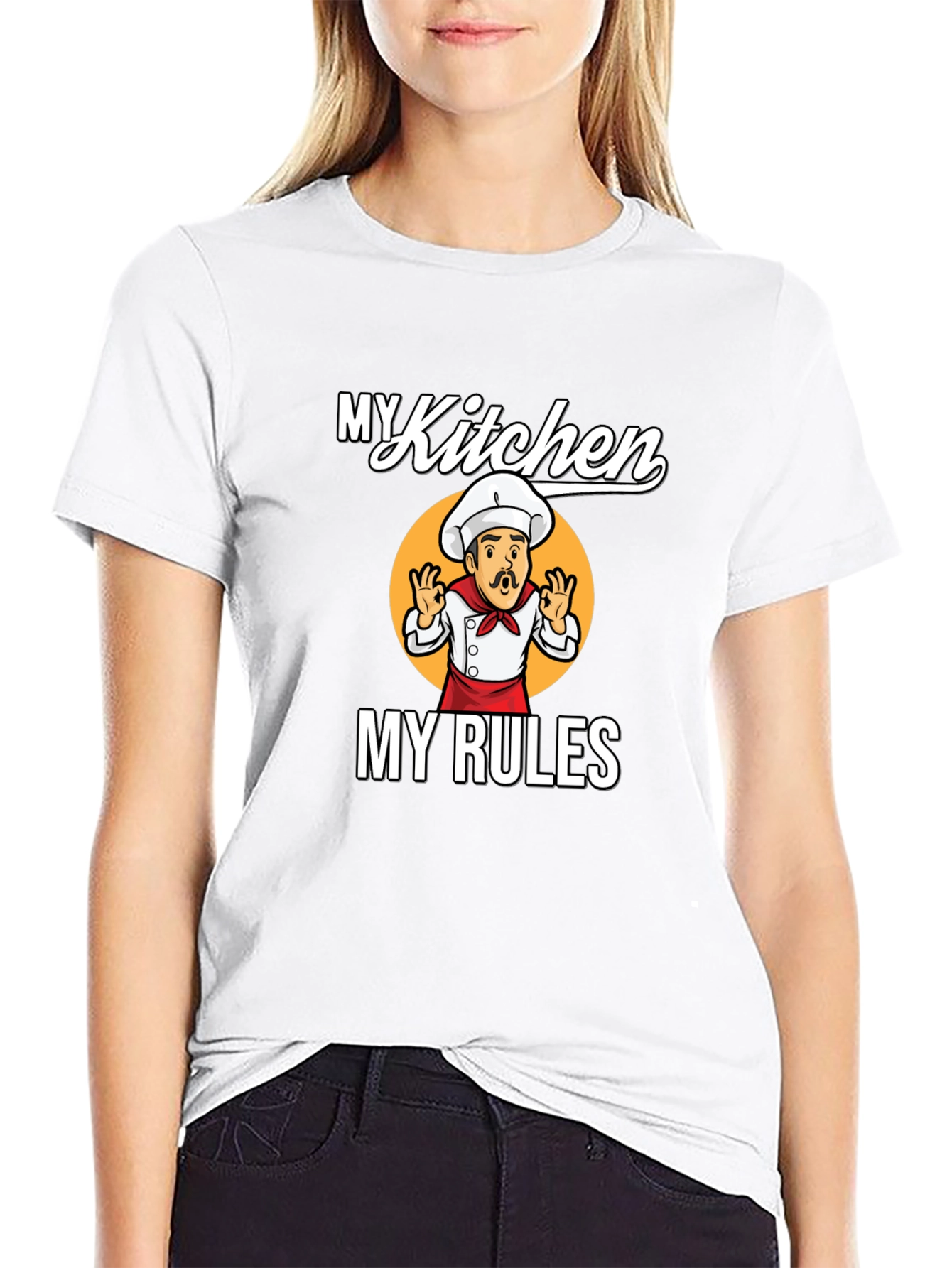 My Kitchen My Rules Chef Graphic T-Shirt