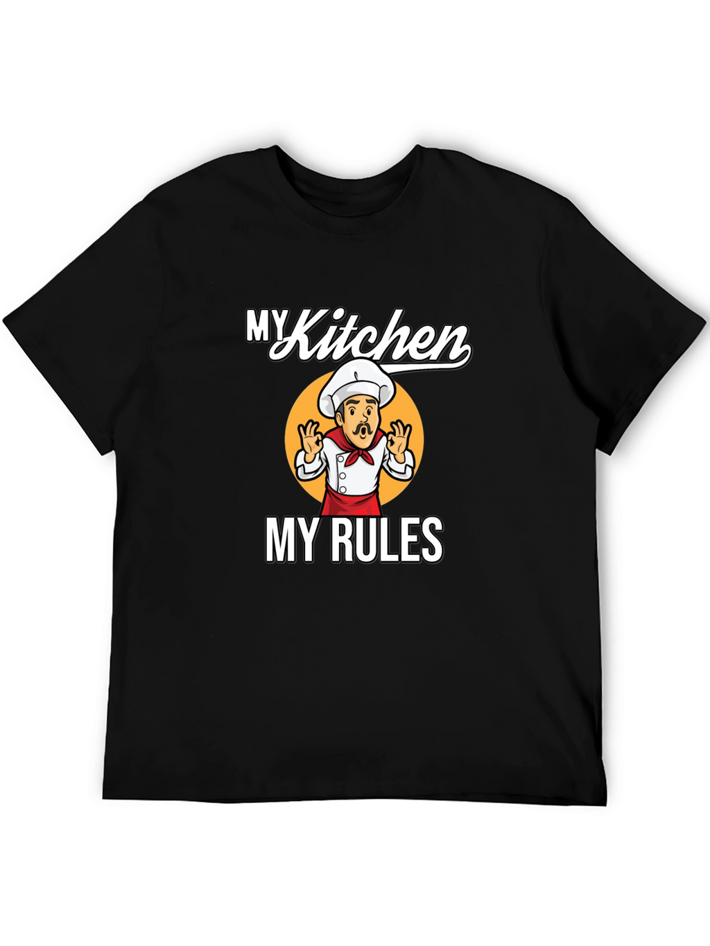 My Kitchen My Rules Chef Graphic T-Shirt