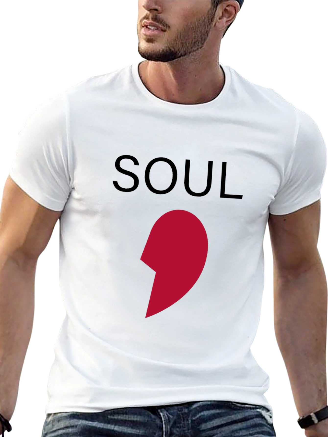 Soul Mate Matching Couple T-Shirt - Left Piece