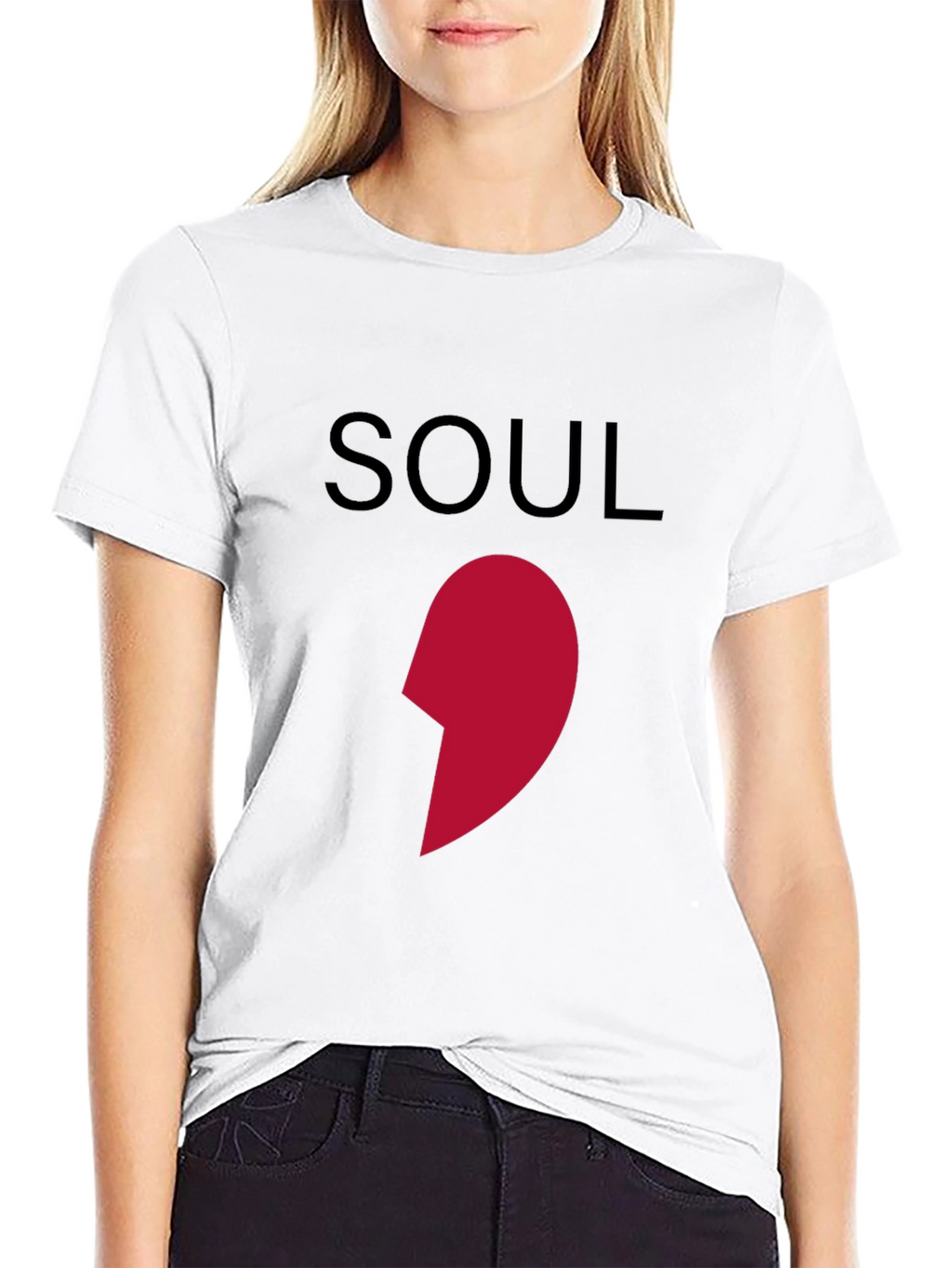 Soul Mate Matching Couple T-Shirt - Left Piece
