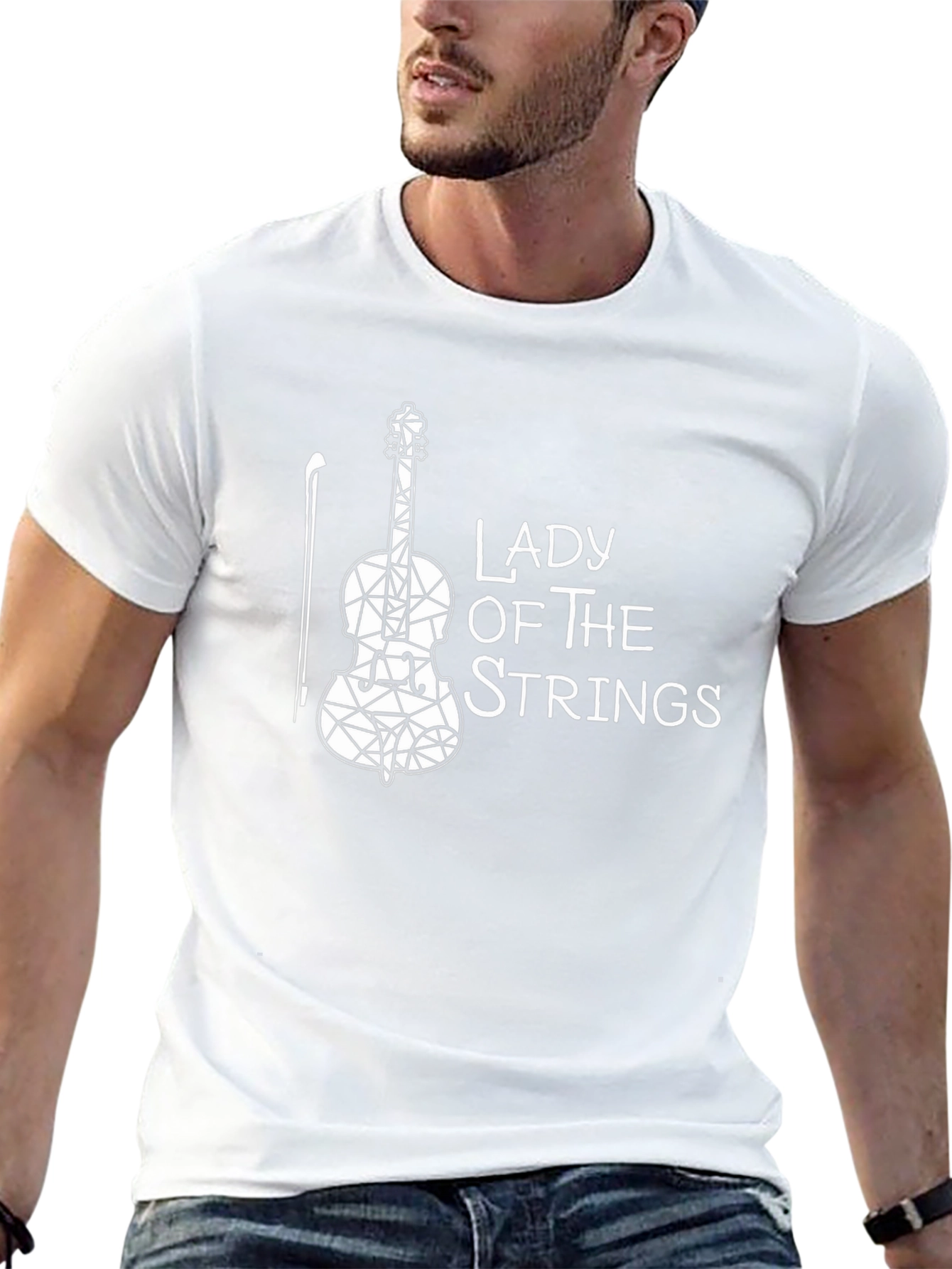 Lady of the Strings Black T-Shirt