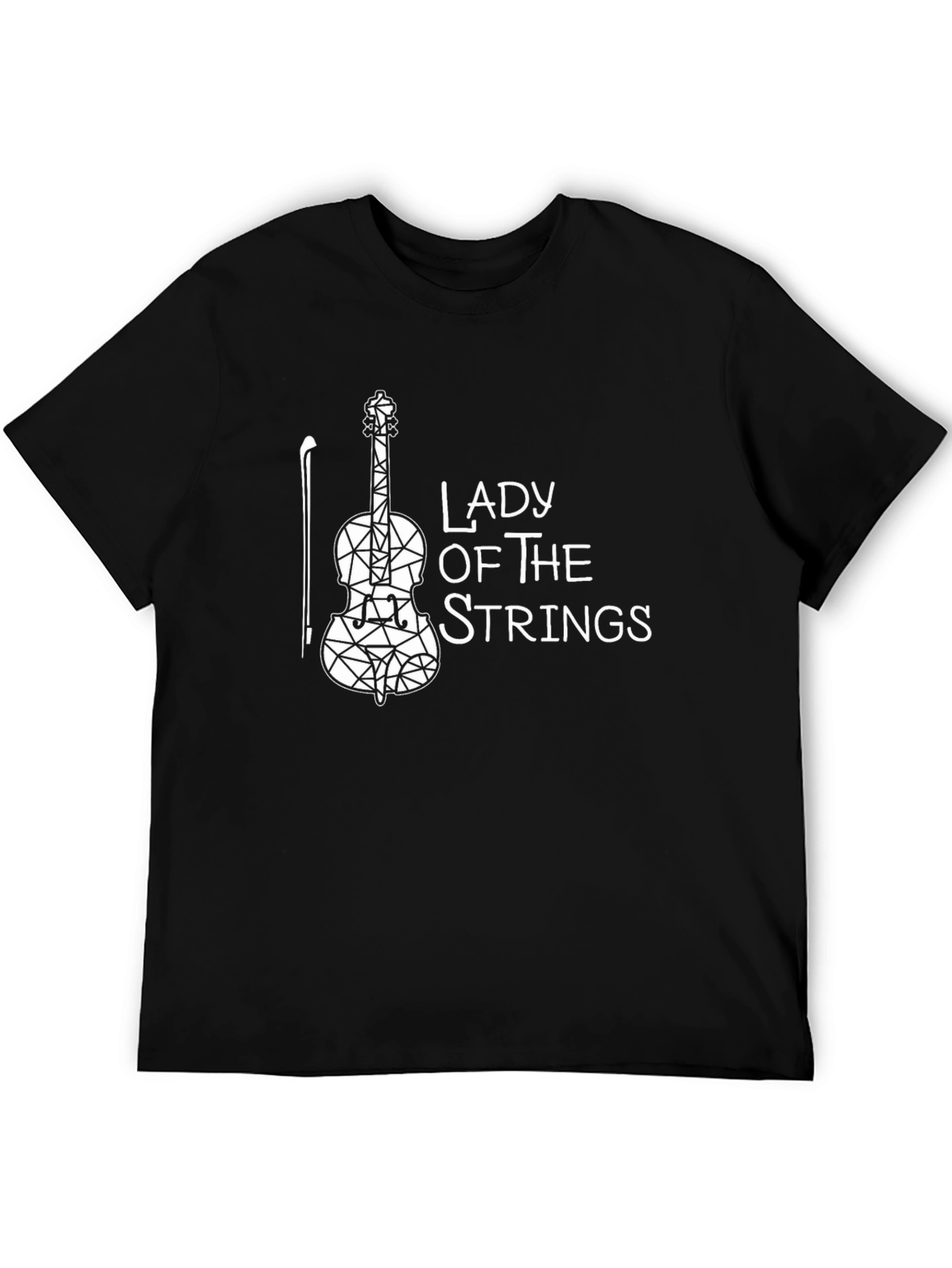 Lady of the Strings Black T-Shirt