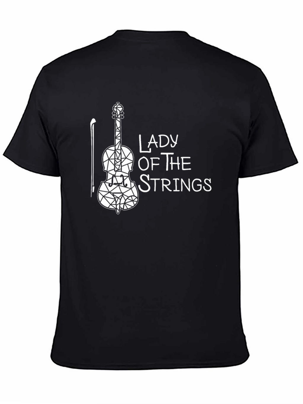 Lady of the Strings Black T-Shirt