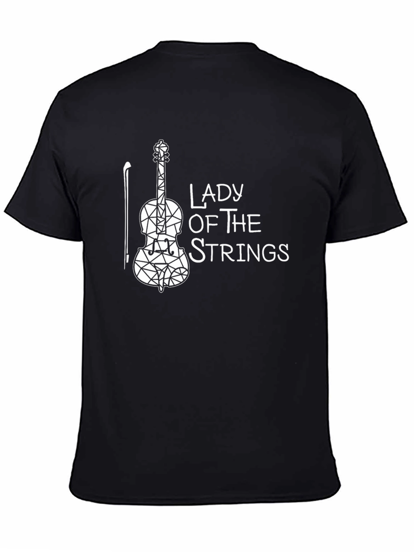 Lady of the Strings Black T-Shirt