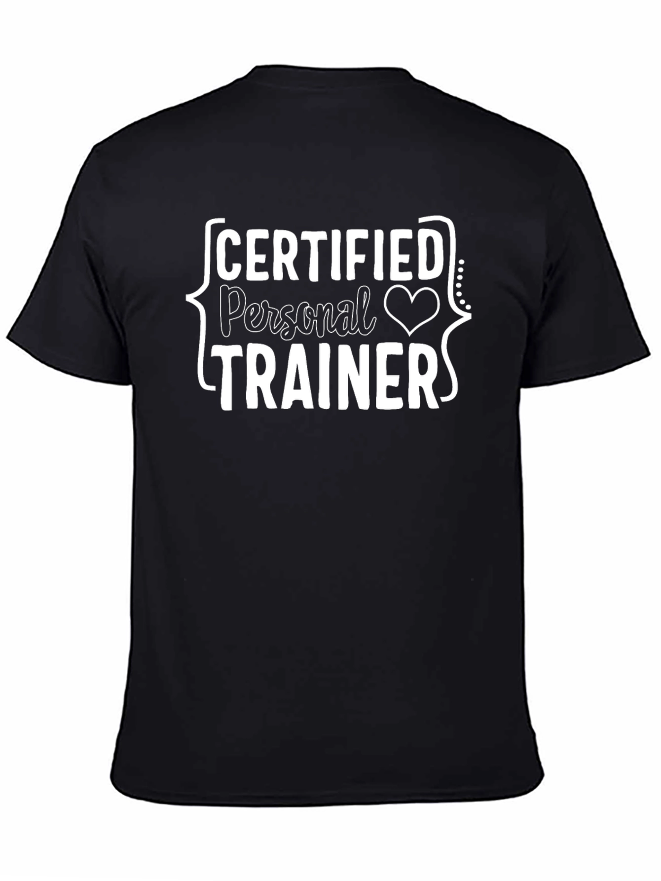 Certified Personal Trainer Black T-Shirt