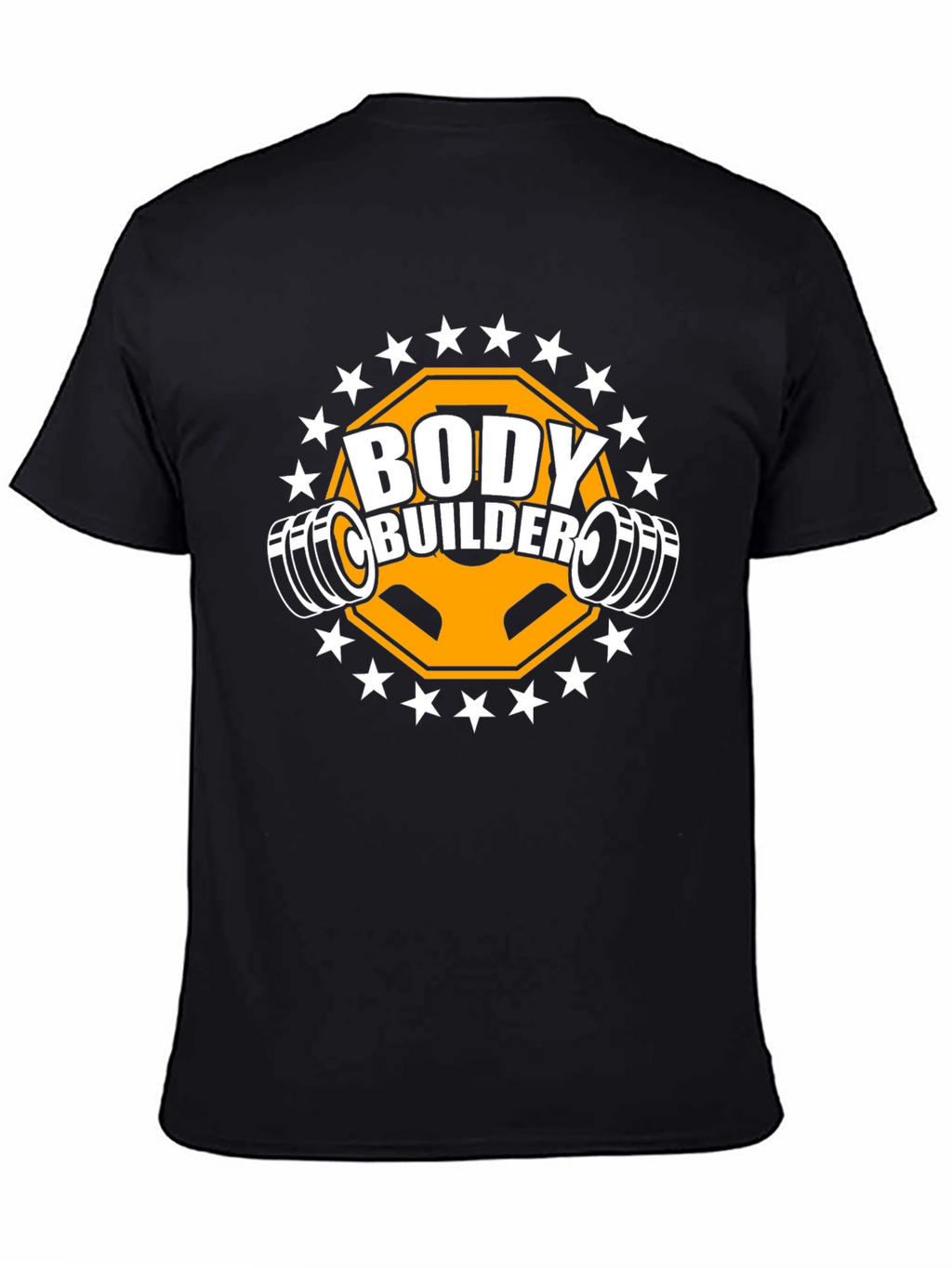 Bodybuilder Gym T-Shirt Black Training Fitness Top