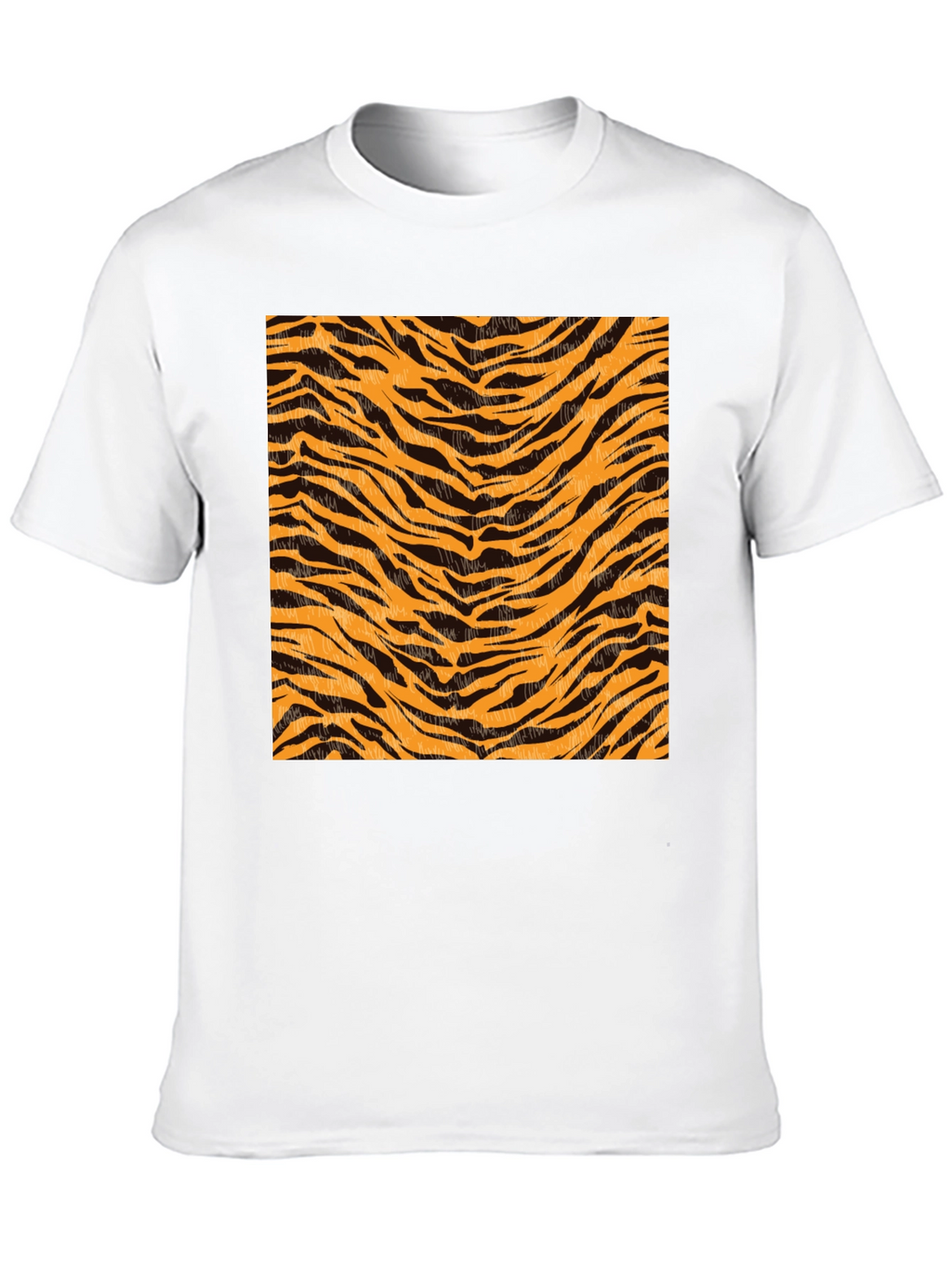 Tiger Stripe Graphic Black T-Shirt
